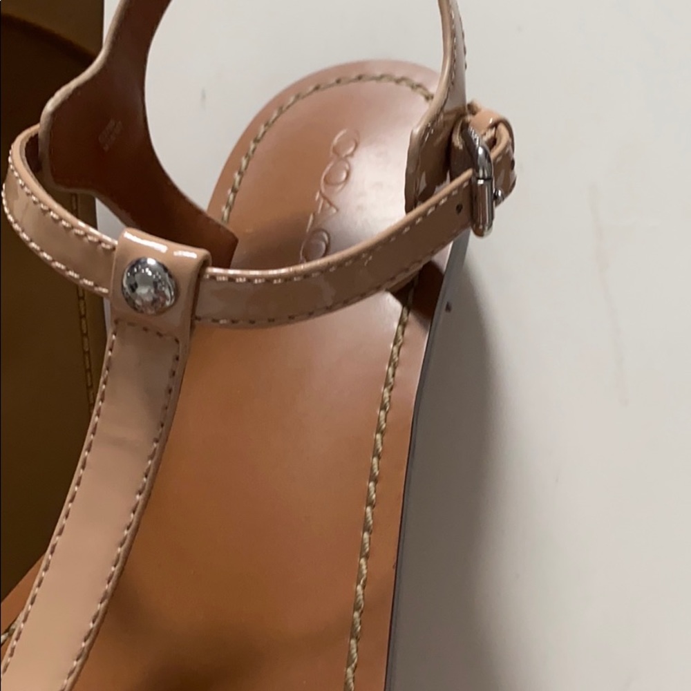 COACH Leila leather sandals - Picture 7 of 7